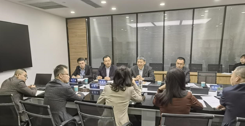 壹号娱乐娱乐委常务副主任黄全义率队赴西安城市发展资源信息有限公司洽谈交流